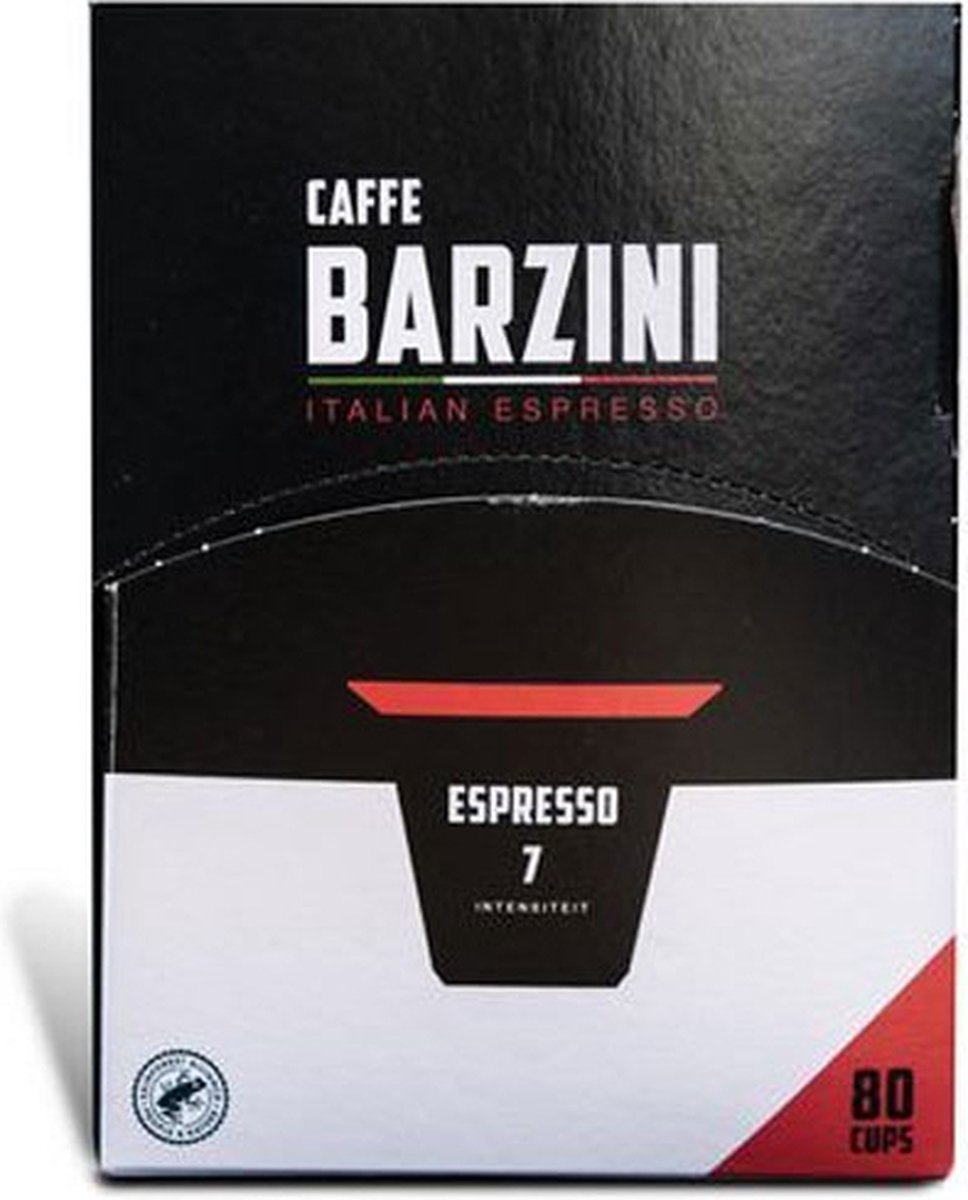 Barzini koffiecups Italian Espresso - sterke Italiaanse koffie - 80 cups