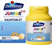 Davitamon Junior 3+ Kauwvitamines - multivitamine kinderen - multifruit - 120 tabletten