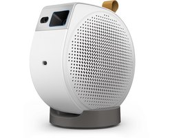 BenQ GV50 1080p Full HD Laser Mini Beamer - Draagbare muur- en plafondprojector met statiefvoet - Projectie met roterende hoek - Projector met 500 ANSI Lumen - 18W bass Bluetooth speaker - Google TV met Netflix - Chromecast & AirPlay - Autofocus
