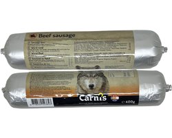 Carnis Gestoomde vleesworst 100% Rund 400 g