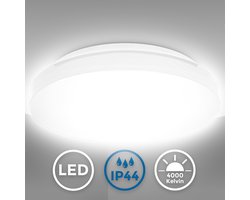 B.K.Licht - Badkamerlamp - IP44 -  Ø29cm - 4.000K - 12W