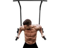 SOUTHWALL Multifunctionele Pull Up Bar en Dip Bar – Premium Optrekstang – Dip rack wandmontage – Fitness station – Krachttraining – Home Workout – Belastbaarheid tot 150kg – 110 x 100 x 70 CM – Zwart