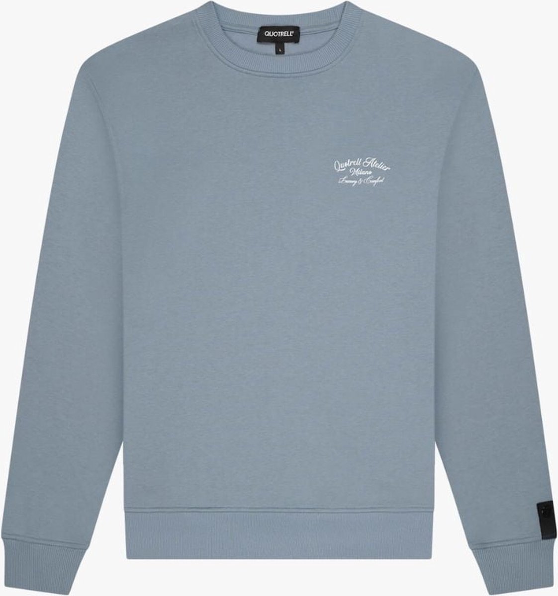 Quotrell Atelier Milano Crewneck Muted Blue/White