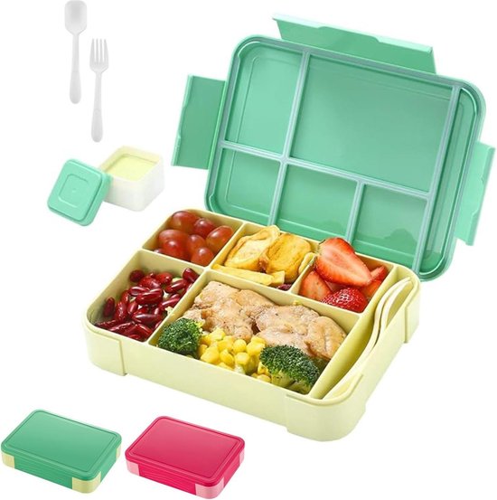 Hello Kitty Broodtrommel voor kinderen, lekvrije lunchbox voor kleuterschool en school, voor meisjes