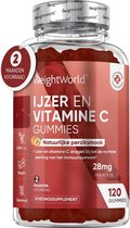 WeightWorld IJzer gummies - 14mg - 120 vegan gummies met een natuurlijke perziksmaak