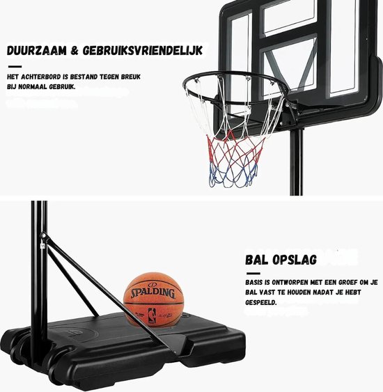 Garlando Basketbalpaal Houston 225 - 305 Cm Online Kopen - View #3