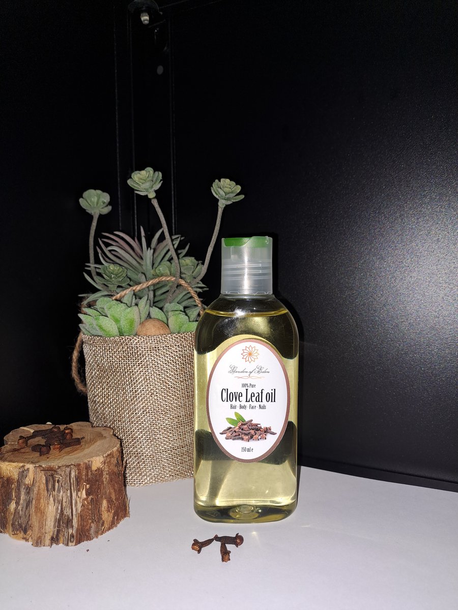 Goedkoopste Garden of Eden - Pure koudgeperste clove leaf olie 150ml - kruidnagelolie - kruidnagel olie - body olie - massage olie