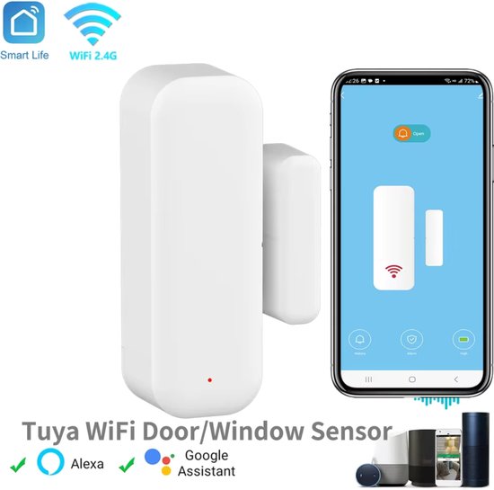 TsoLay Deur en Raam Alarm Raam Alarm Sensor Anti-Inbraak Venster Beveiliging Alarm Beveiliging Deur Alarm