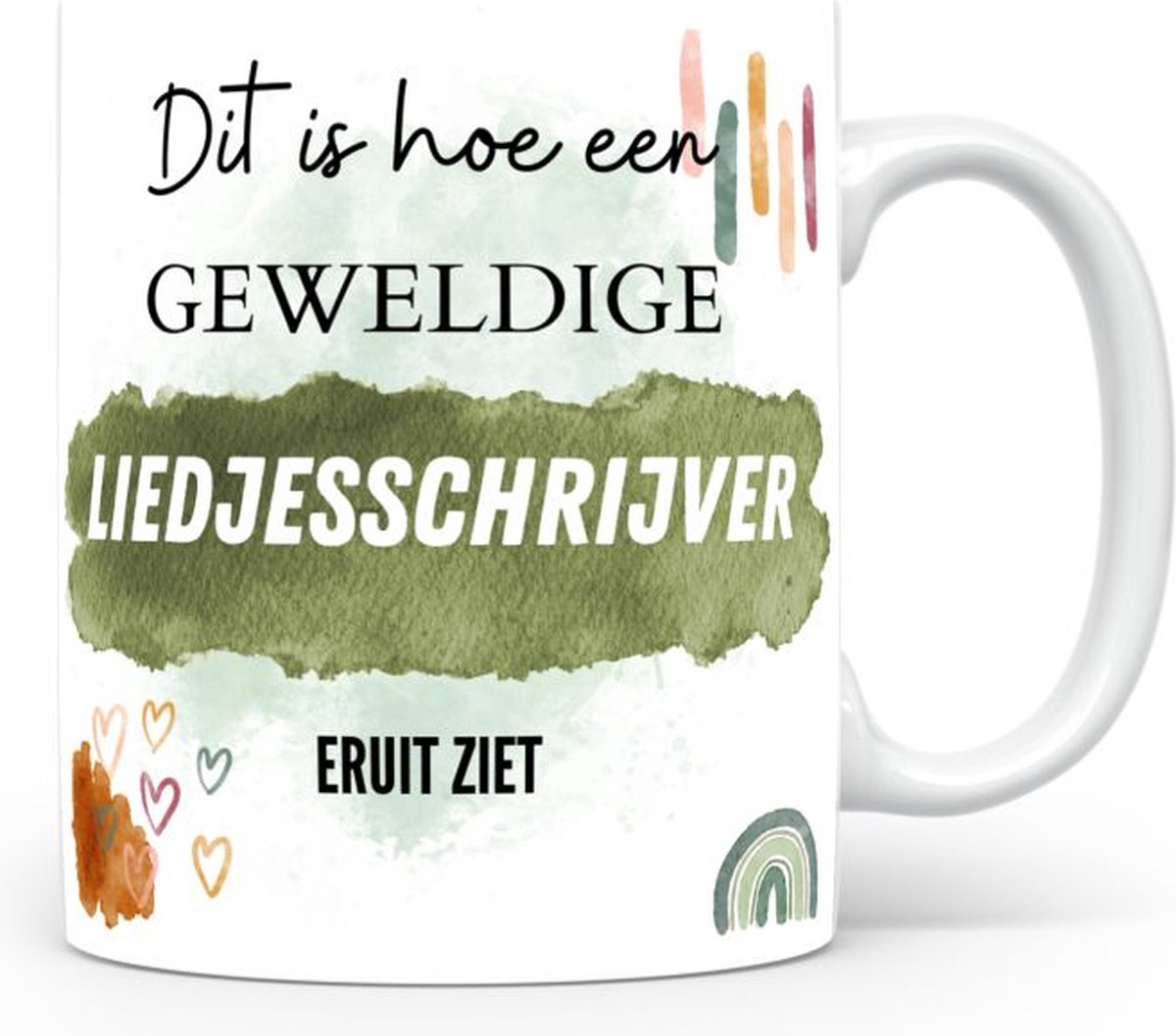 Mok bedrukken met beroep Liedjesschrijver