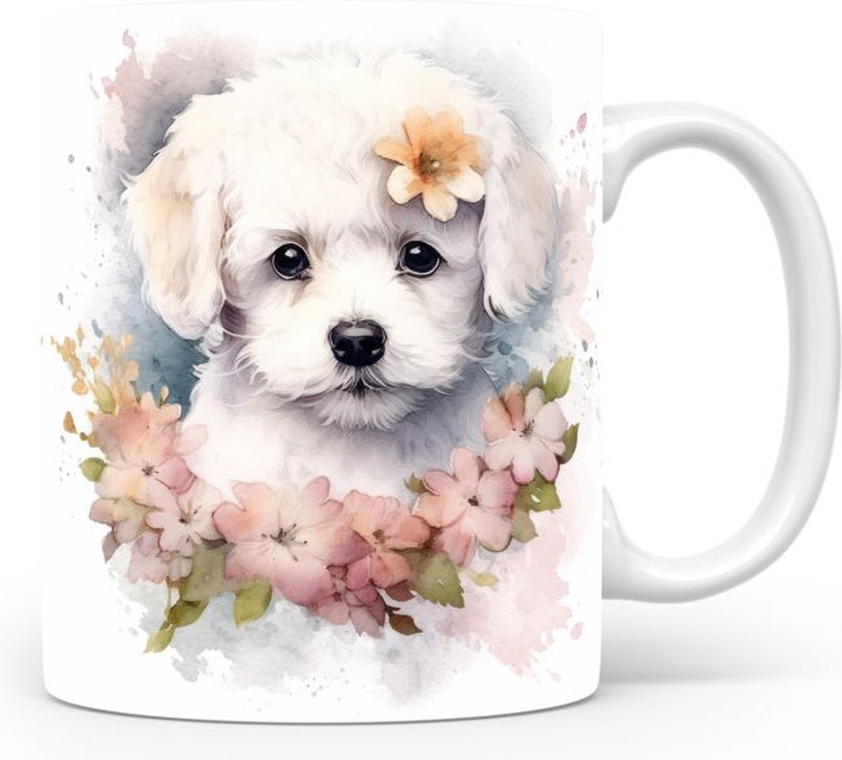 Mok met Bichon Frise