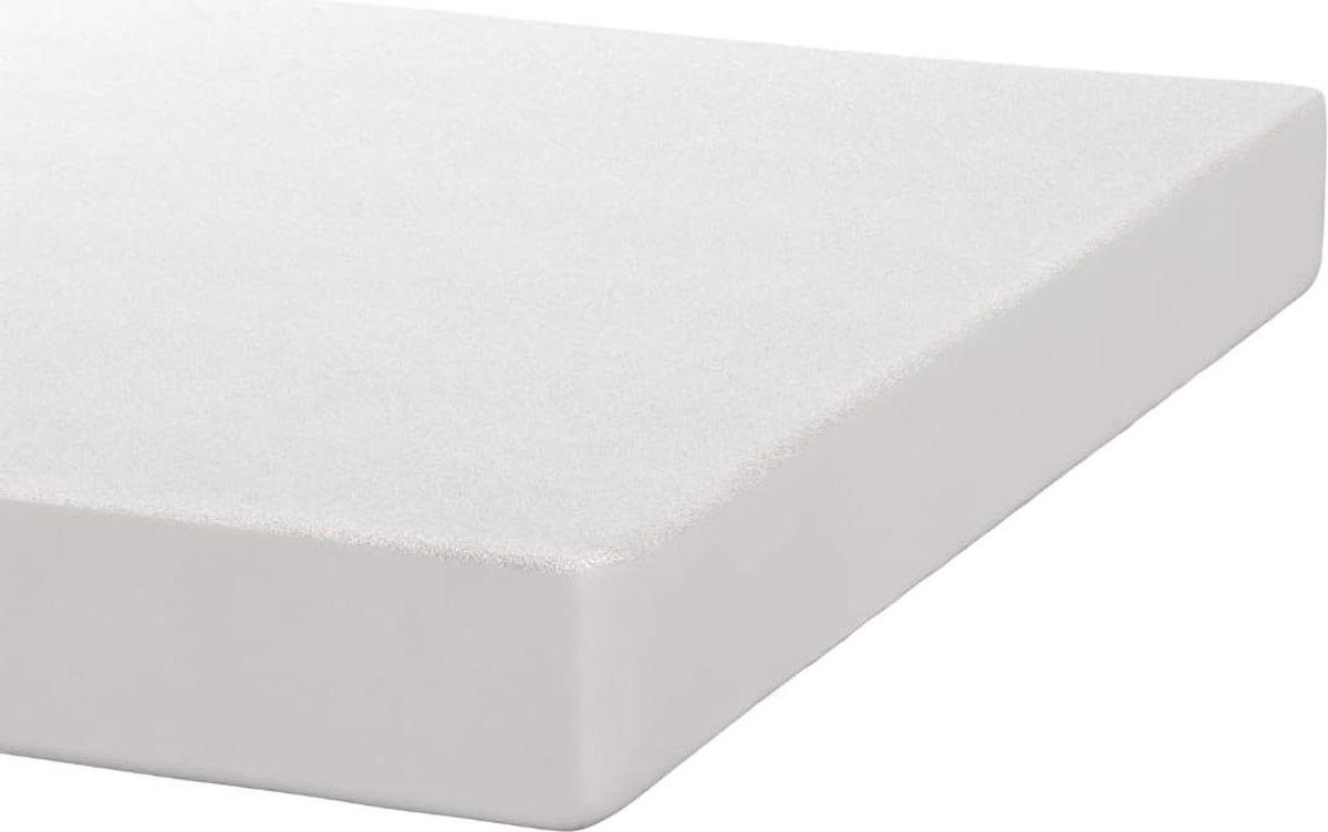 Matrasbeschermer, absorberend anti-mijt fleece, waterdicht, max. hoogte 30 cm wit La Redoute Interieurs | La Redoute