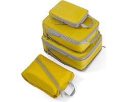 Packing Cubes 9-Delige Set - Koffer Organizer voor Vakantie en Reizen - Opbergsysteem voor Bagage - Geschikt voor Zakenreizen, Kamperen, Zomerkampen - Zwart