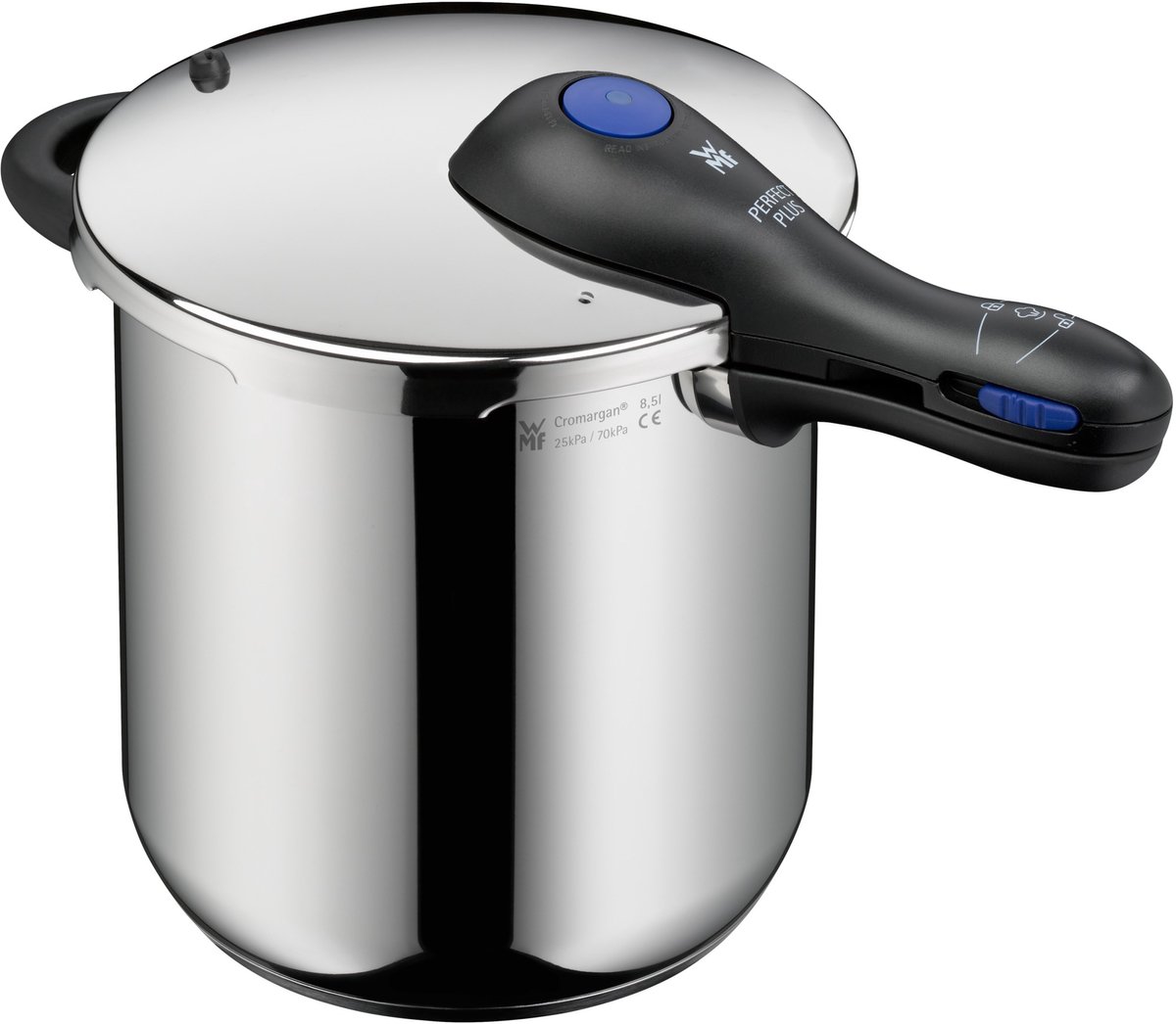 Bol.com WMF Perfect Plus - Snelkookpan - 8.5L - RVS - Vlambeveiliging - Inductie aanbieding