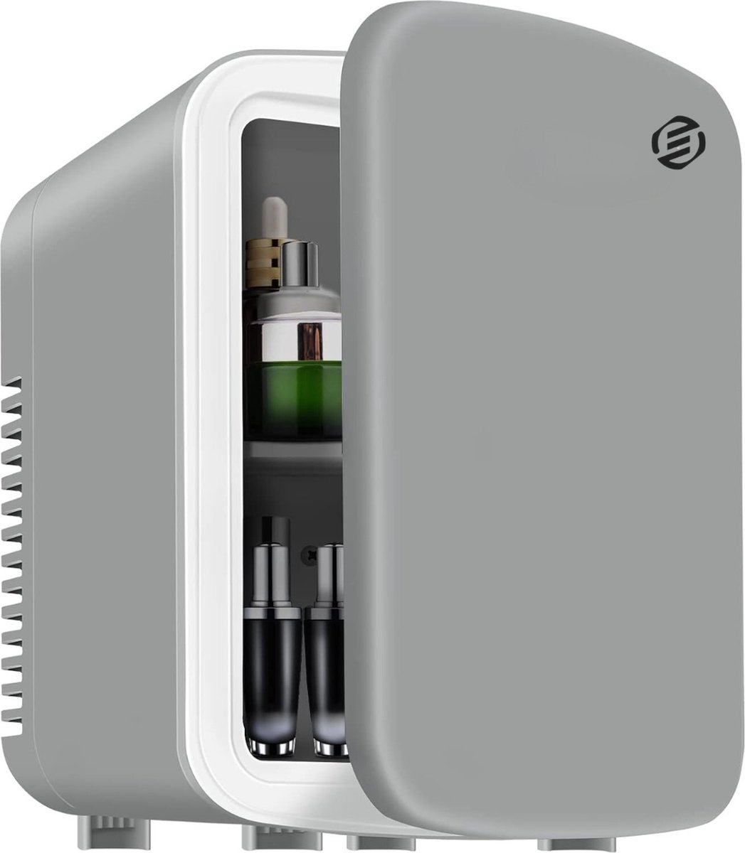 Equivera Mini Fridge - Fridge - Mini Fridge for Drinks - Mini Fridge Eten En Drinken - Mini Koelkast - Mini Koelkasten - Minikoelkast - Koelkastje -