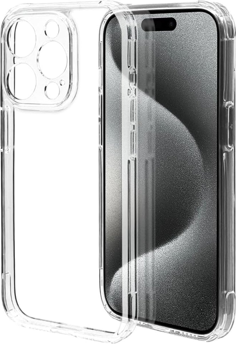 Hoesje geschikt voor iPhone 15 Pro Max hoesje - Arara shockproof backcover - transparant