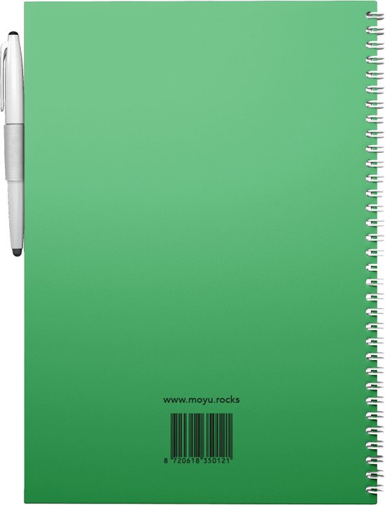 MOYU - Carnet Flashy Moss - Carnet Effaçable A4 Premium