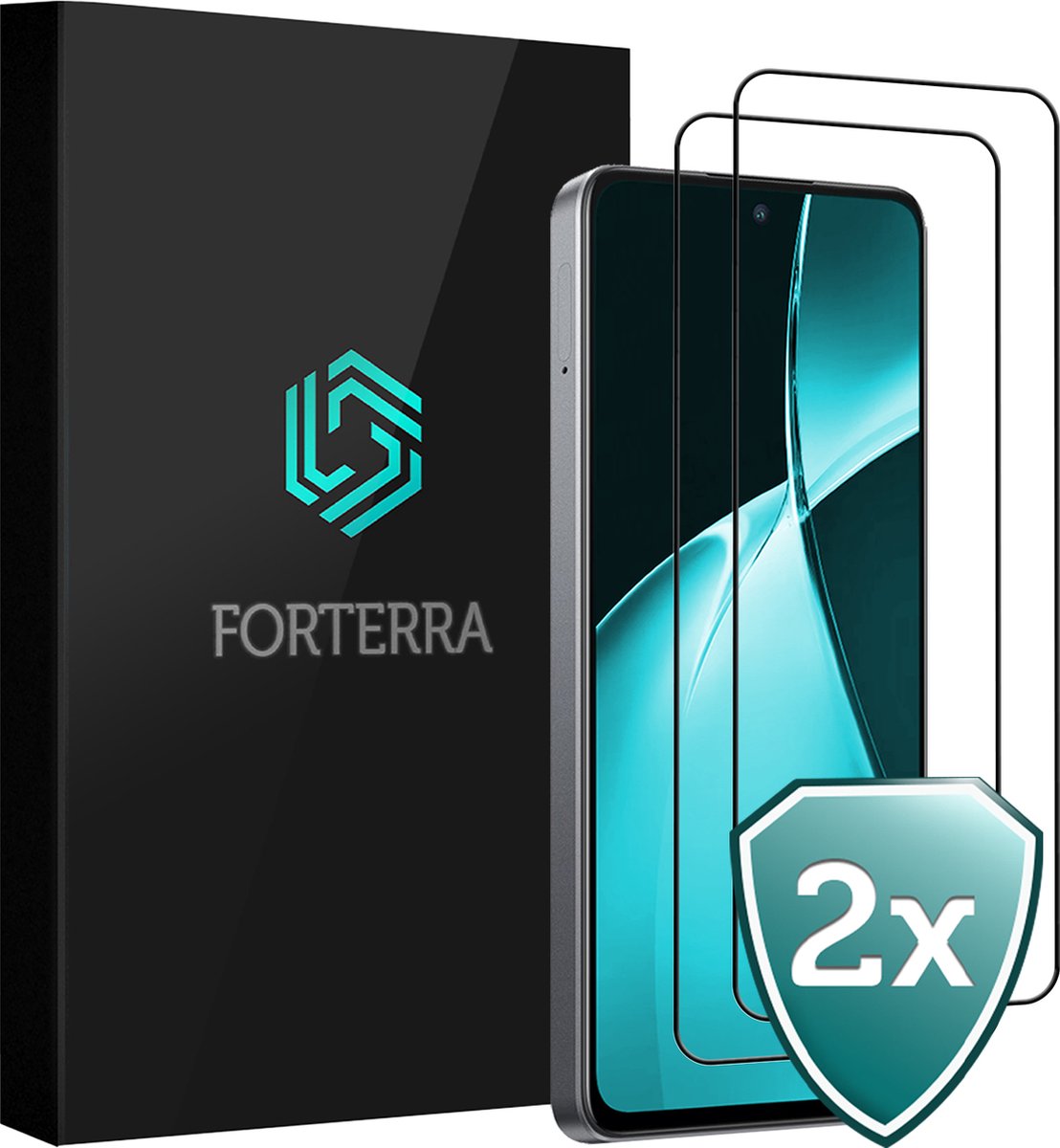 Screenprotector 2 Stuks - Geschikt voor OnePlus Nord CE 4 Lite - Full Cover - Beschermglas - Gehard Glas - Tempered Glass - Screen Protector
