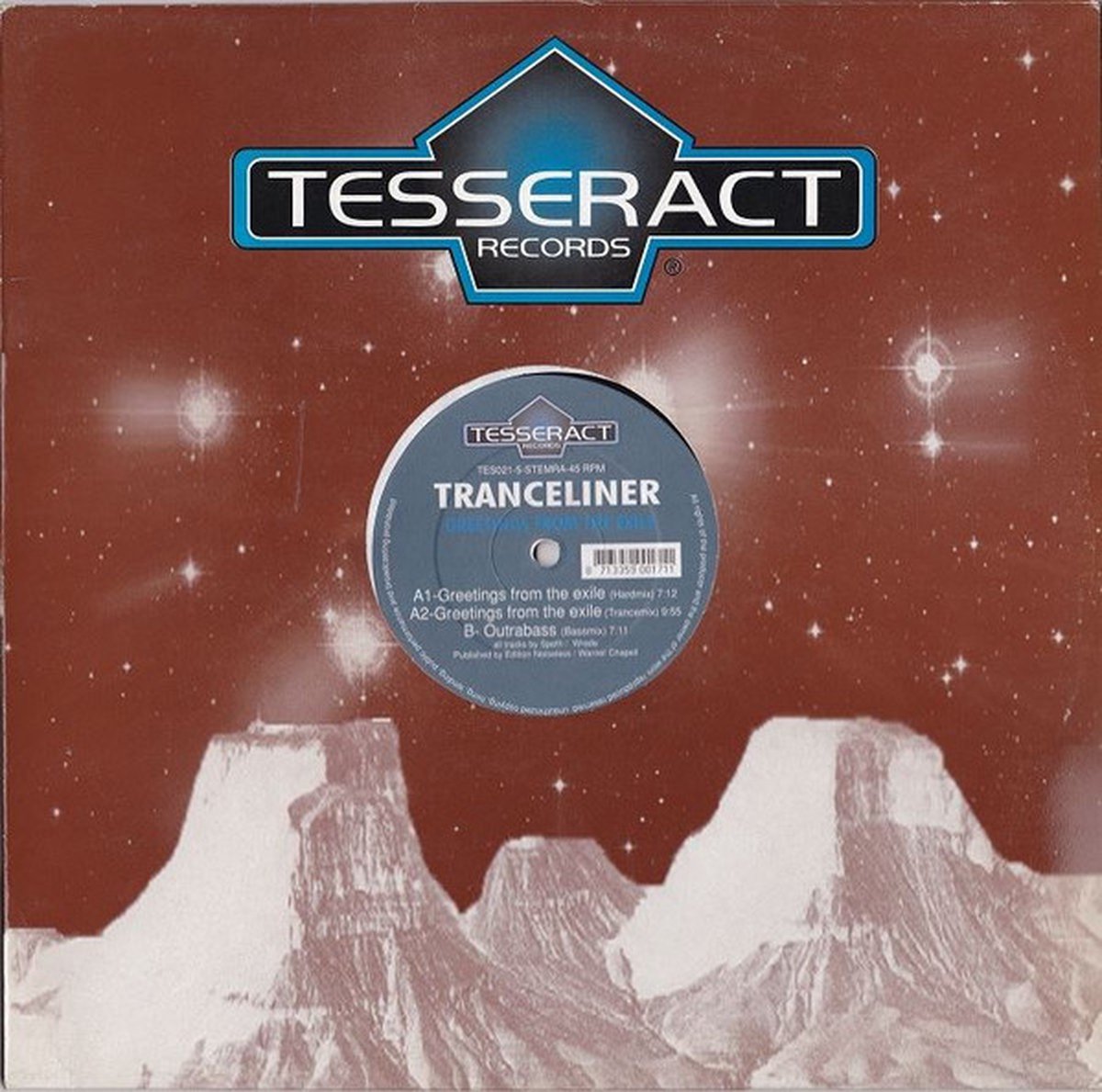 Tranceliner – Greetings From The Exile (HARD TRANCE) (12")