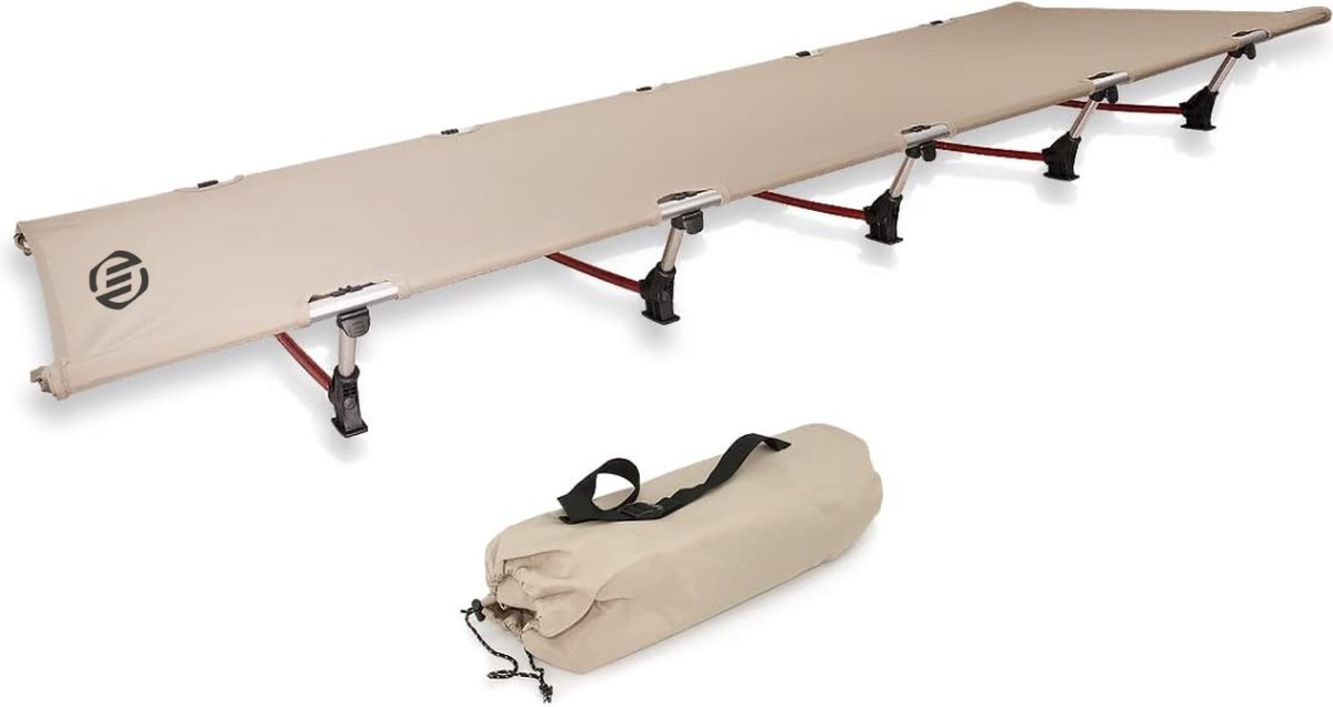 Equivera Veldbed - Kampeerbed - Veldbedden - Veldbed Kamperen - Kampeermatras