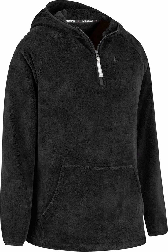 BJØRNSON Rane Micro Fleece - Pull à capuche - Pull - Femme - Taille 38 - Zwart