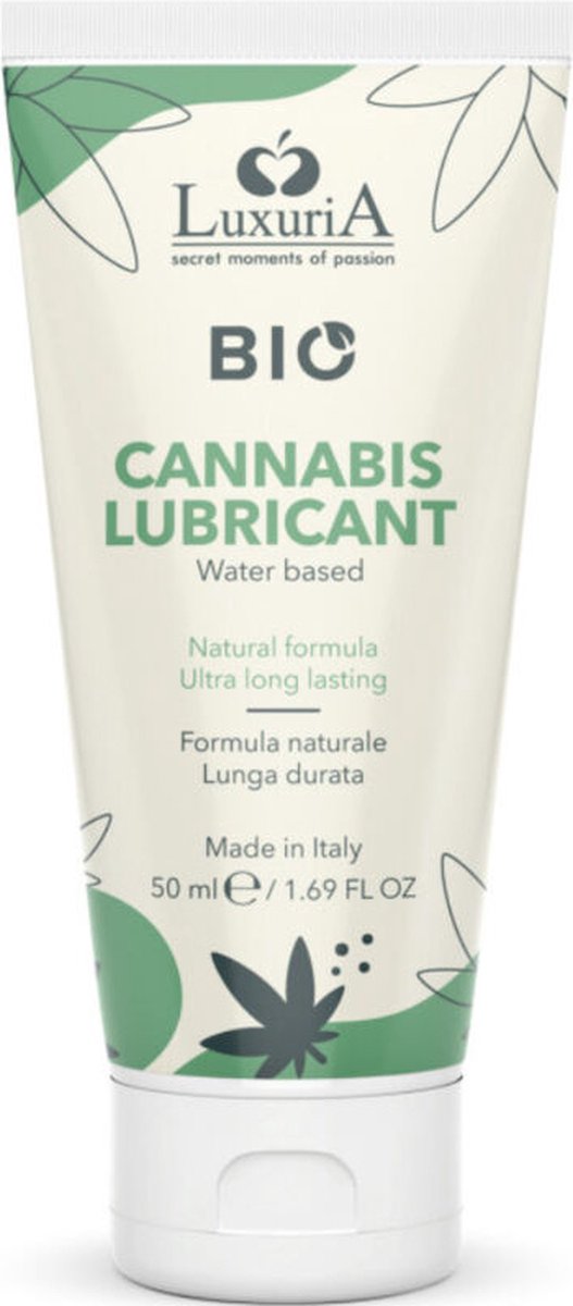 Goedkoopste INTIMATELINE - LUXURIA BIO CANNABIS GLIJMIDDEL OP WATERBASIS 50 ML | GLIJMIDDEL