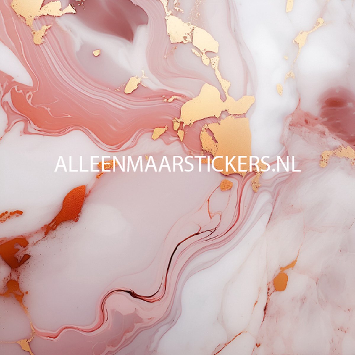 4 tegelstickers marmer roze 30 x 30 cm - marmerlook - backsplash - peel and stick - plakfolie - badkamermuur, keukenmuur, toiletmuur - zelfklevend