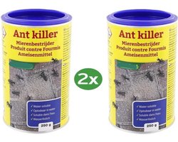 Mierenpoeder - Mieren - Bestrijden - 2 x 250 Gram - Voordeel - Mierengif - Tegen Mieren - Ongediertewering - Oplosbaar - Mierenbestrijding