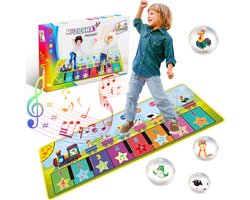 GoodsFrom MuziekMat - Muziekmat met 8 dieren - 3jaar - dansmat - vloermat - speelgoed voor kinderen - meisjes en jongens