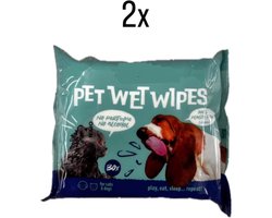 Vochtige dierendoekjes - 2 Pakken - Pet Wipes