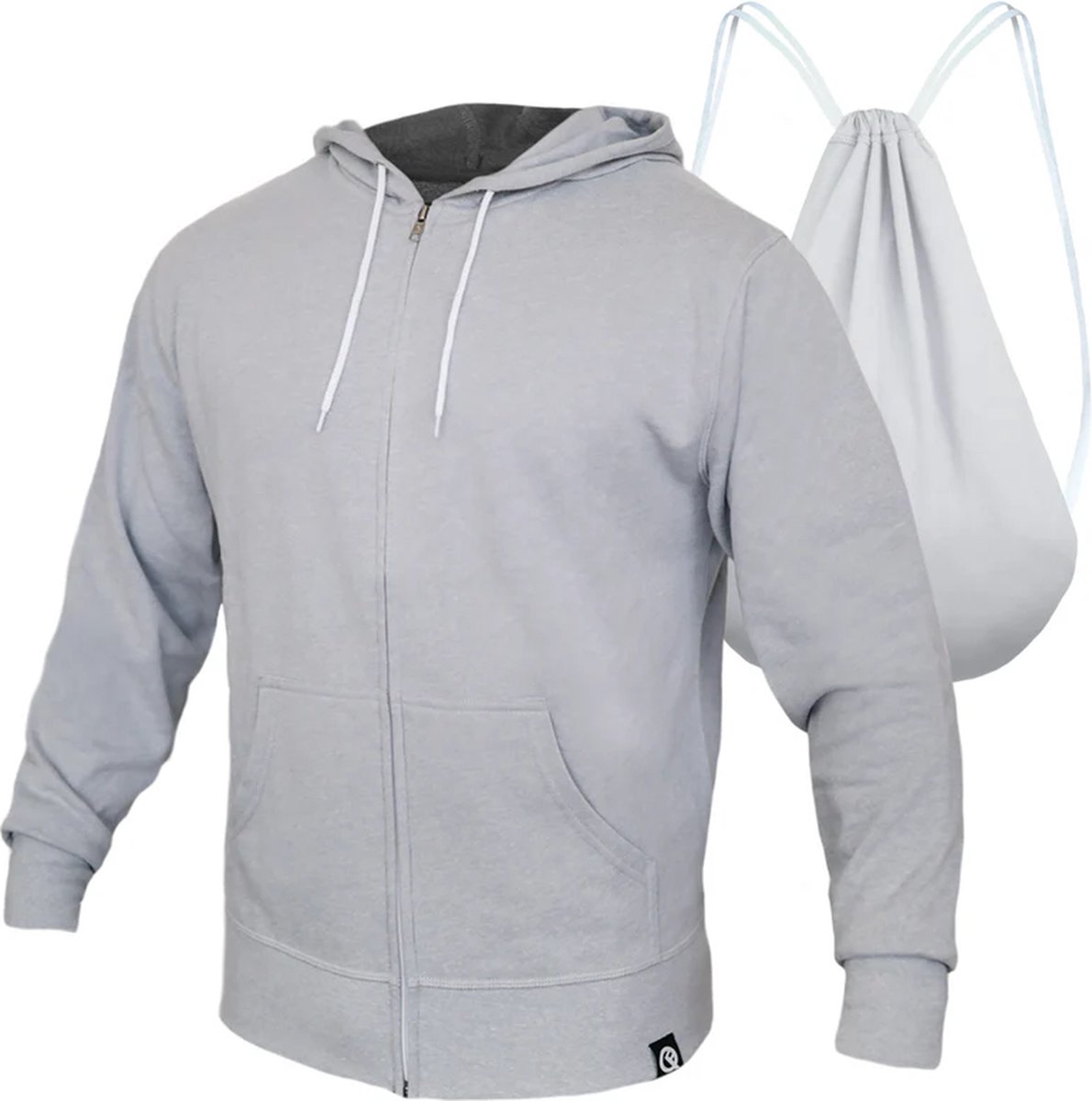 Quikflip Hero Hoodie Jacket Lite FL421 - Heather Grey - L