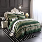 Lanqinglv Boho beddengoed, 220 x 240 cm, Boheems, grijs/kleurrijk, Indiase paisley mandala, omkeerbaar beddengoedset, microvezel, renforcé dekbedovertrek met ritssluiting en 2 kussenslopen 80 x 80 cm