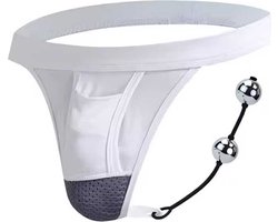 Porno slip voor heren - Inclusief anale plug - 2 Anale kralen - Erotische boxer