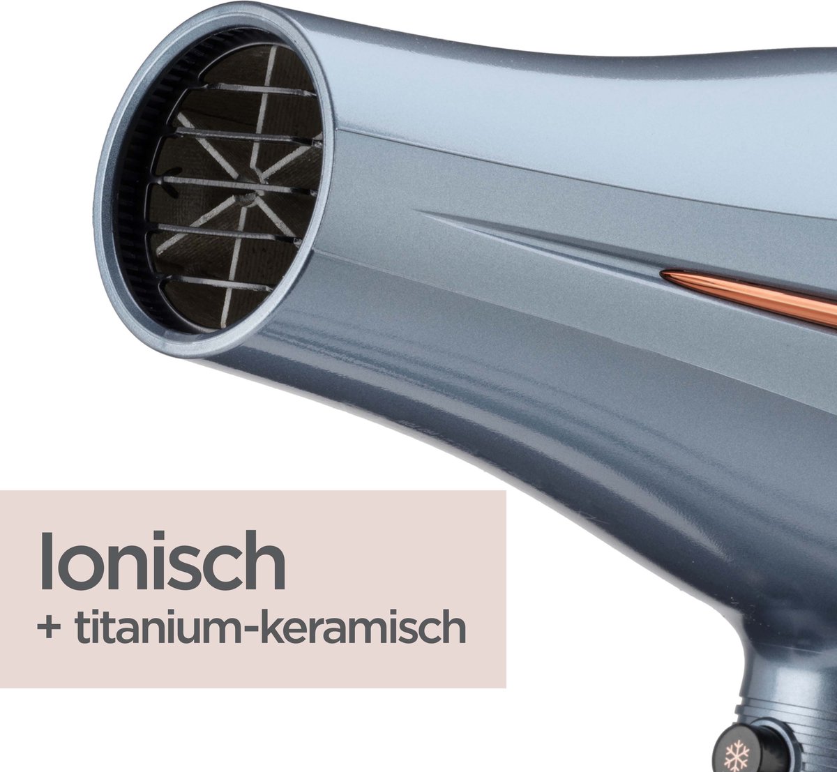BaByliss Denim Luxe D251PE Föhn - Ionisch - Coolshot - Titanium-keramisch — afbeelding 4