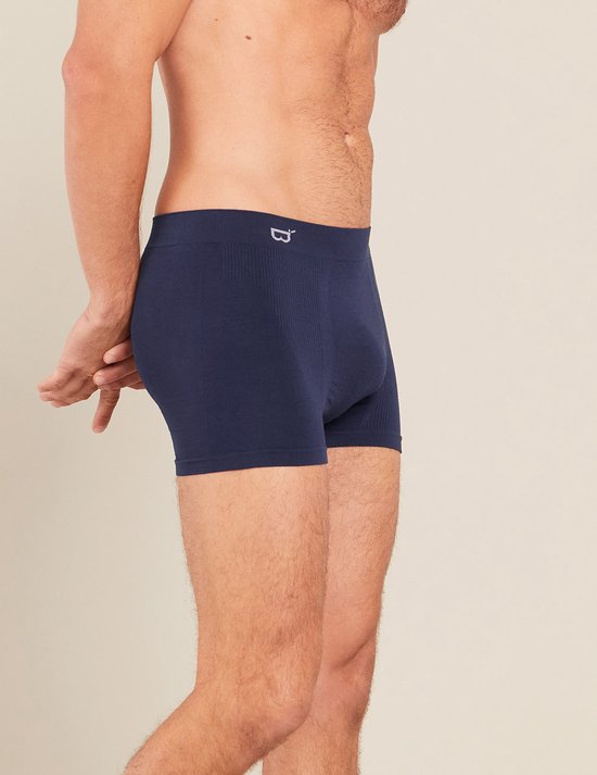 Boxers sans couture en glace de soie pour hommes - VITATA - Gris + rose