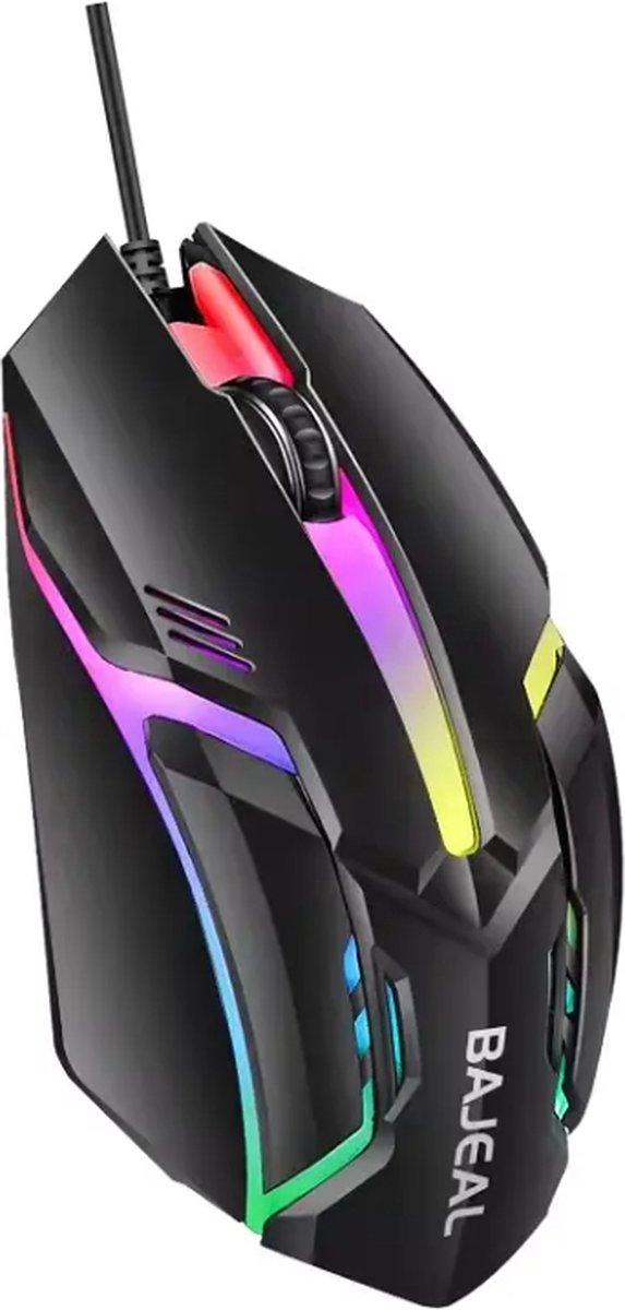 Gaming muis - RGB verlichting - Computermuis met draad - USB-kabel - Links-/rechtshandig