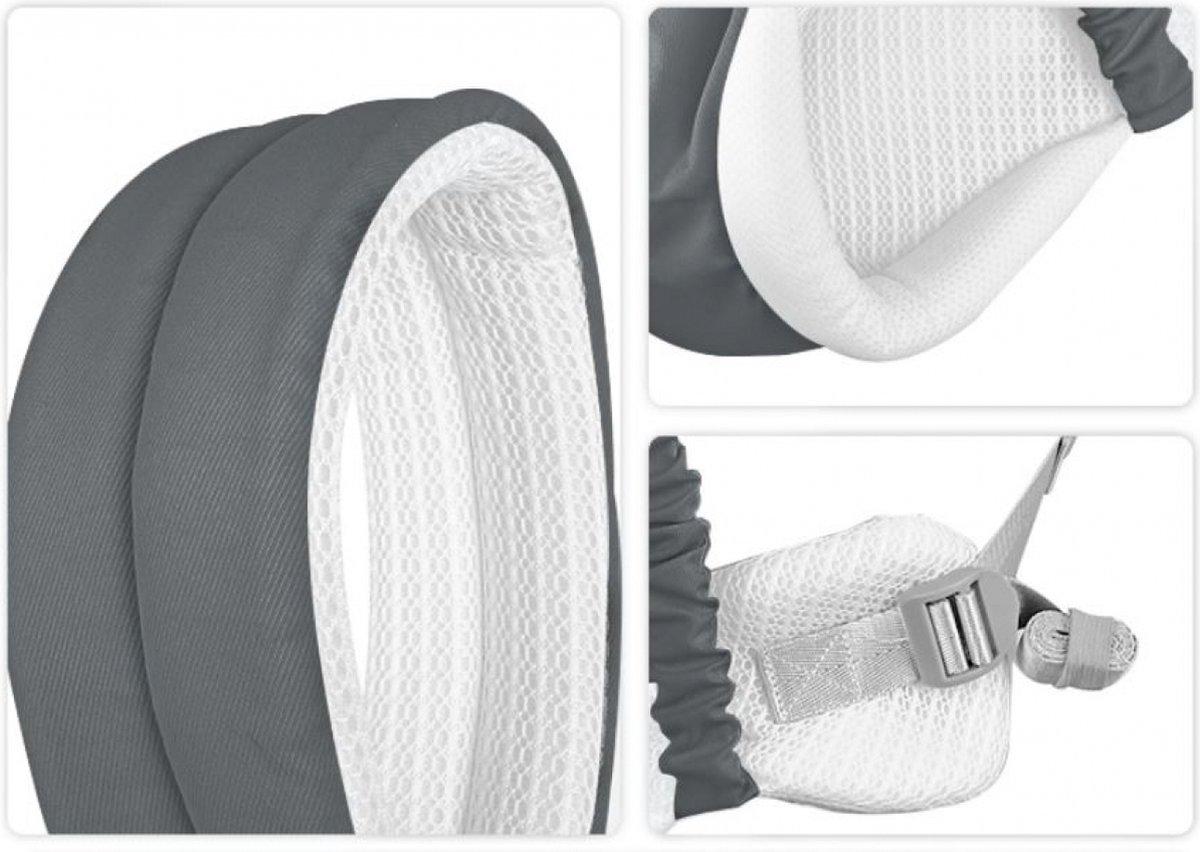 Draagzak - Ergonomische Draagzak - Buikdrager - Comfortabel - Babydrager vanaf Geboorte - Carrier - Kinderdrager - Opbergvakjes – foto 7