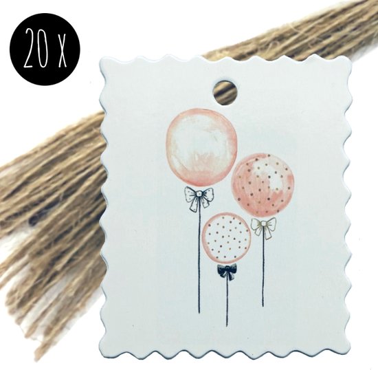5 cm ronde cadeaulabels een hartelijk dank mooi - etiketten hangers tags 100 stuks