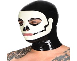 Latex gummi seks masker - BDSM - Rubber - Fetisj - 4MM - Doodshoofd - Thema - Zeer goede kwaliteit - Originele materialen - Maat S/M