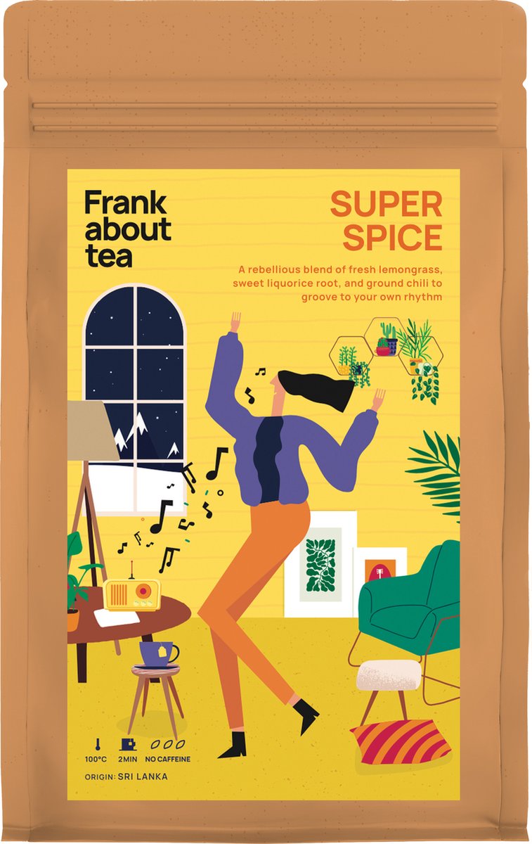 Super Spice - Thee met citroengras, zoethout en chilipeper - Losse thee 60 gram