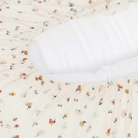 Snoozzz Relaxhoes voor voedingskussen zwangerschapskussen - 100% katoen van zachte Hydrofiel - Flower van SNOO — afbeelding 2