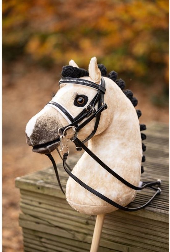 Cheval bâton à roulettes - noir - Fabricant Allemand
