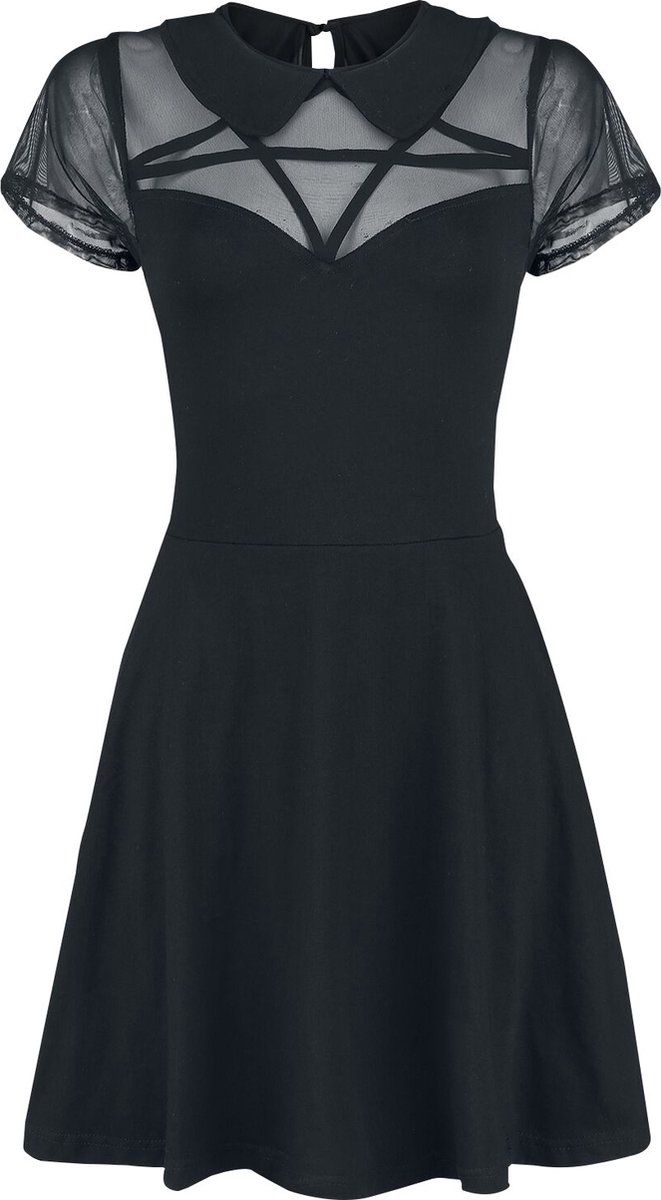 Heartless Hexxed Dames Mini-jurk - zwart - XL