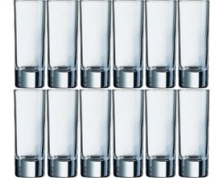 Arcoroc shotglazen/shotglaasjes/borrel glaasjes -12x stuks - 60 ml - Borrelglazen - Shotjes