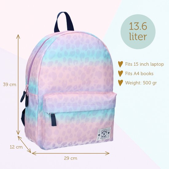 Milky Kiss Stay Cute Rugzak - Schooltas meisje - Multi - Panter