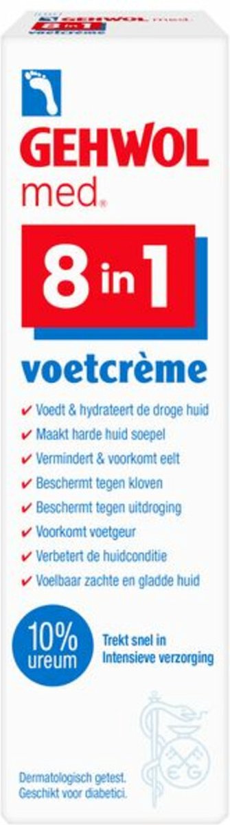 Goedkoopste 3x Gehwol Voetcreme 8 in 1 75 ml