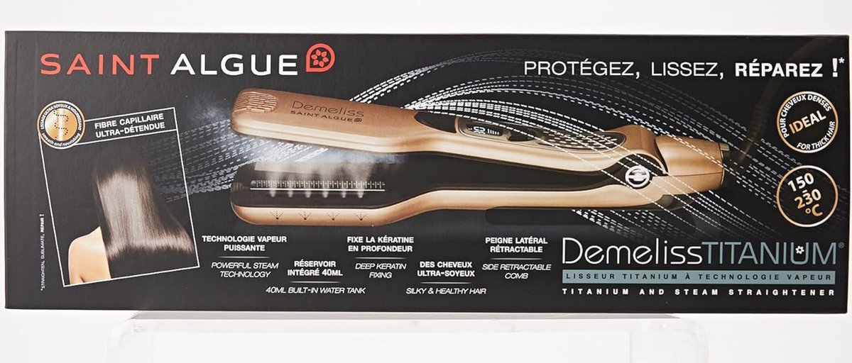 Stoomstijltang Titanium Zwevende Platen - Ultra-Krachtige - afbeelding 3