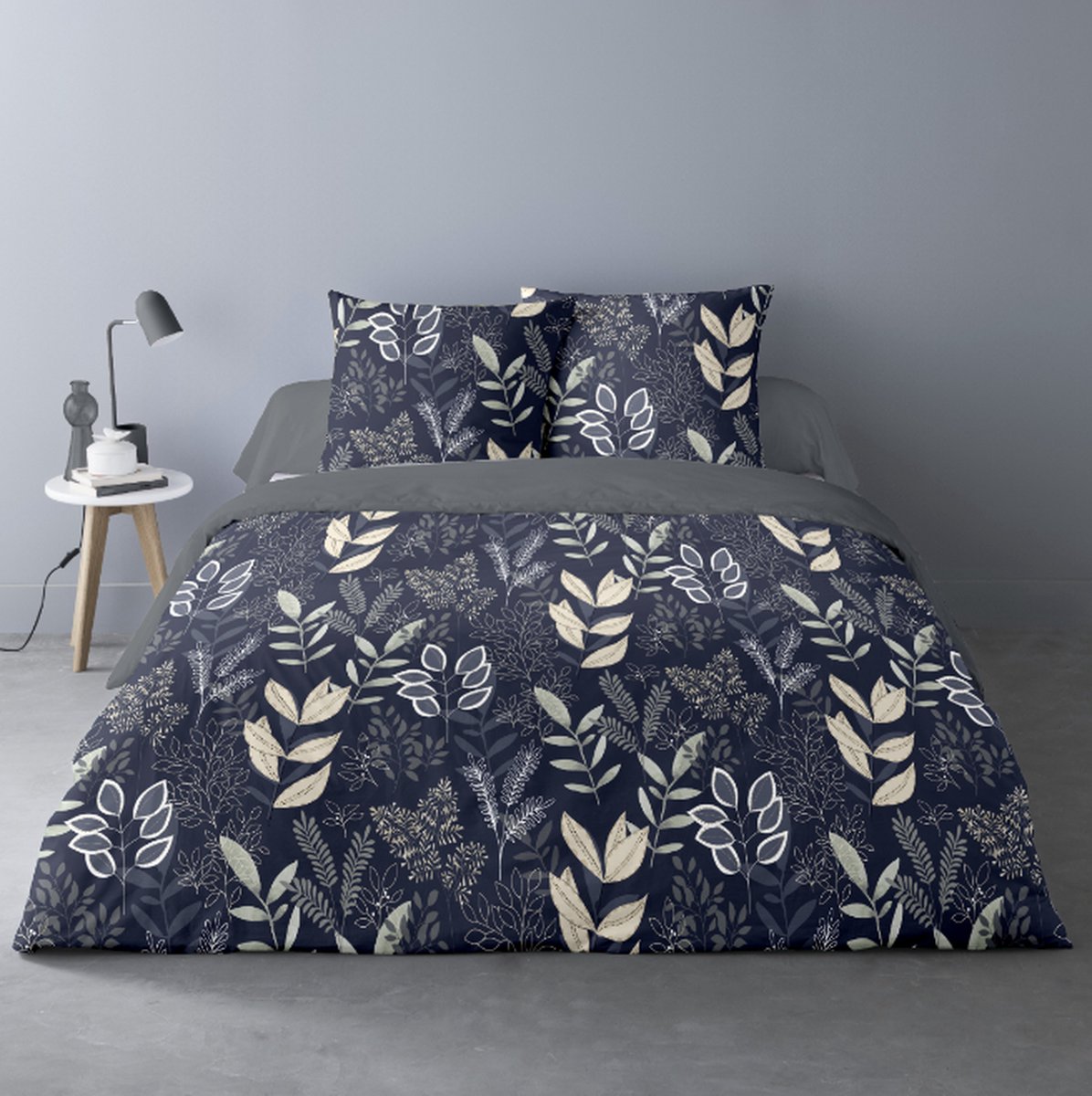 Better Night - Luxe Polar Fleece Dekbedovertrek Gaia - 260x240 - warm - blauw - 2 kussenslopen 63x63