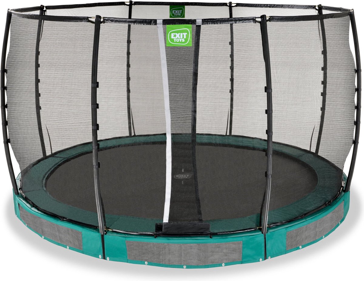 EXIT Allure Premium inground trampoline ø366cm - groen