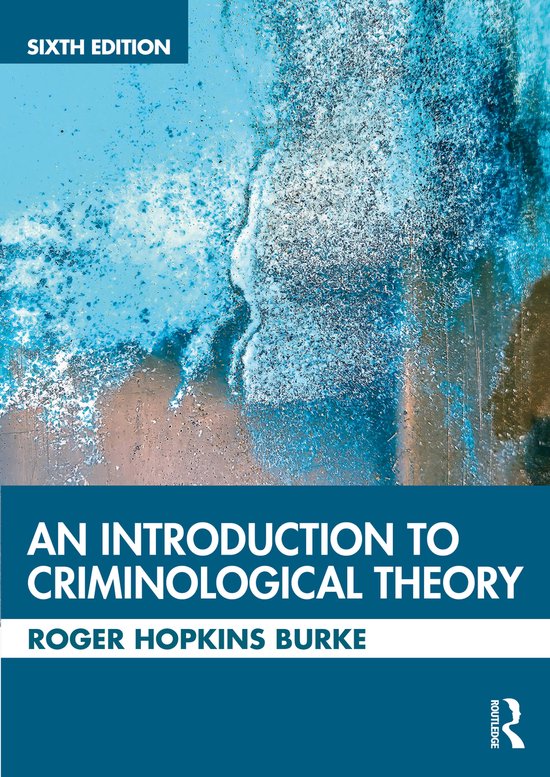 An Introduction to Criminological Theory - cover