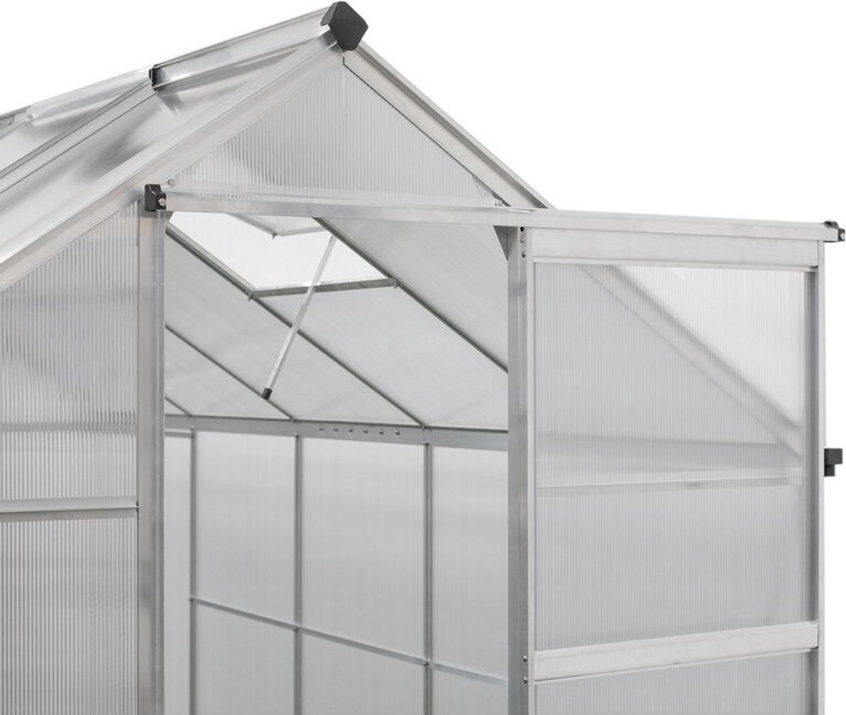 Westmann Tuinkas Flora 610 - 312 x 192 x 201 cm - Zilver